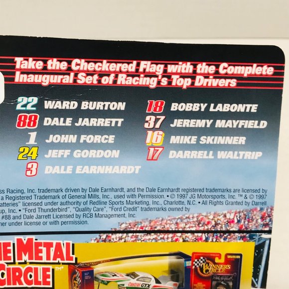 Vintage Starting Lineup Darrell Waltrip Figure Winners Circle 1997 With Card New - Picture 6 of 11